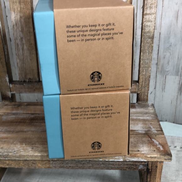 Set of 2 Starbucks Disney Parks YOU ARE HERE Collection - Magic Kingdom & EPCOT - Picture 11 of 11